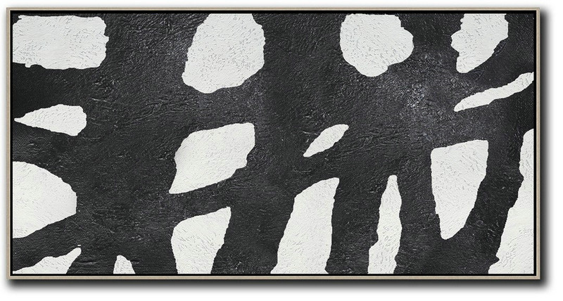 Acrylic Painting On Canvas,Oversized Horizontal Minimal Art On Canvas - Canvas Wall Art Home Decor